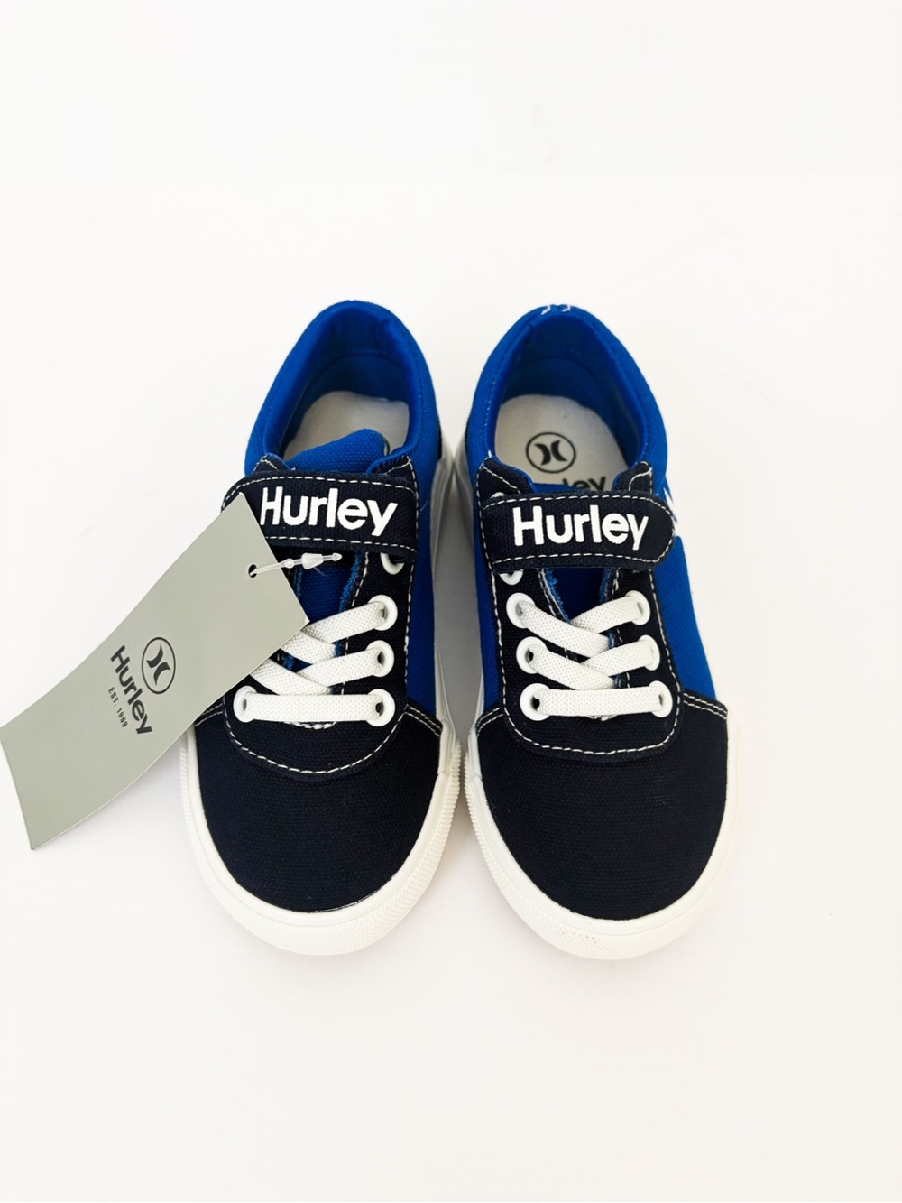 Hurley Boys Soda Velcro Sneakers Size 9 NEW